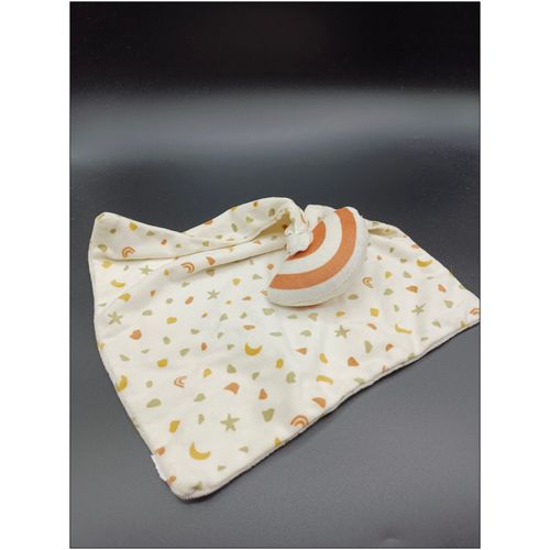 Doudou Arc En Ciel Lune Mouchoir Beige Vert Marron Blanc - Zeeman