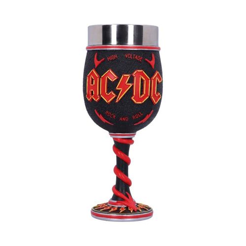 Ac/Dc High Voltage Rock And Roll Gobelet Noir 12x23cm
