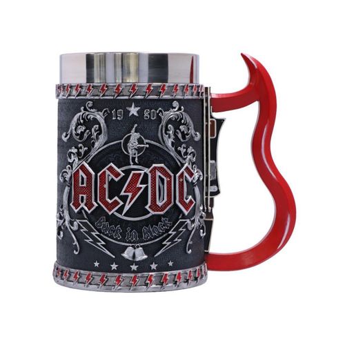 Ac/Dc Back In Tankard Mug Décanteur De Boissons Noir 22x20cm