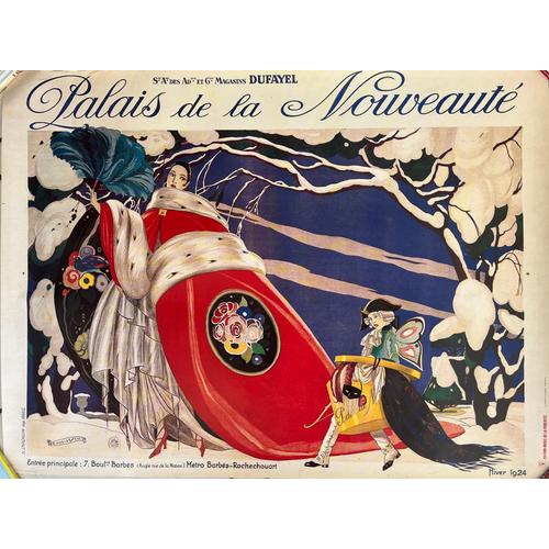 Palais De La Nouveauté / Dufayel - Boulevard Barbés - 59,5x79cm - Affiche / Poster Envoi En Tube