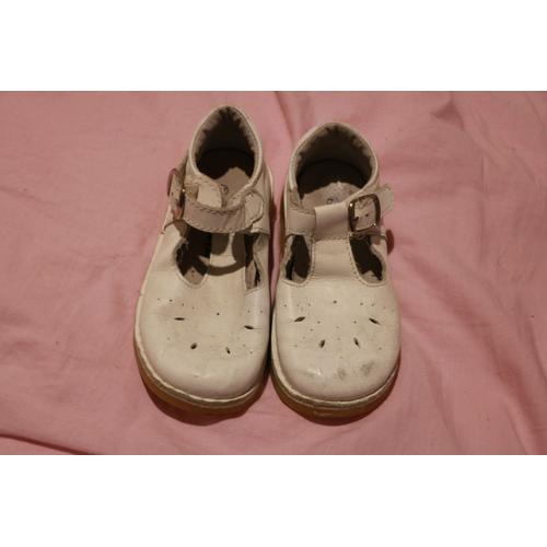 Derbies Blanc Été Avec Boucles Enfant Mixe Pointure 27 Marque*Tissaia