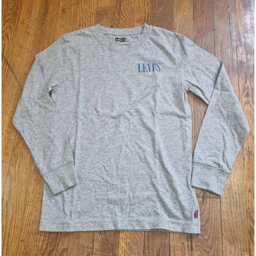 T-Shirt Manche Longue Levis Gris Taille 10 Ans