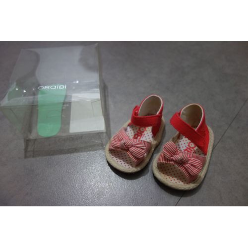 Sandales Bébé Corail Obaïbi - 1/6 Mois