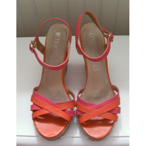 Sandales Oranges Texto  - Taille 39