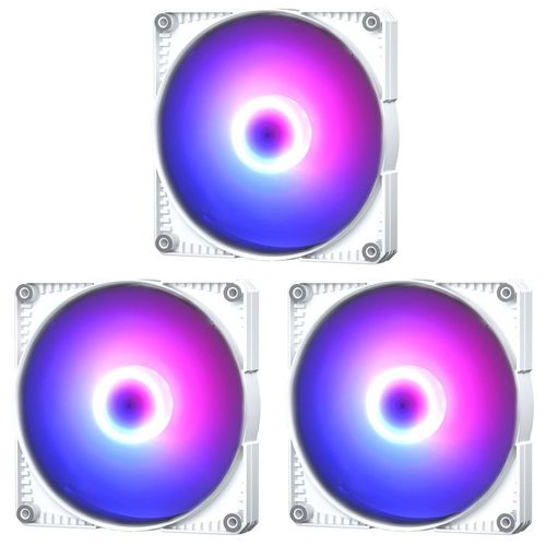 Phanteks Sk Pwm D-rgb Lüfter, 3er Pack - 140mm, Weiß