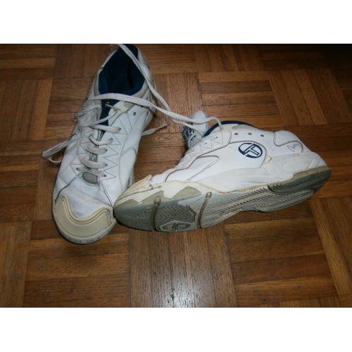 Tennis En Cuir Blancs Pointure 38 Marque Sergio Tacchini