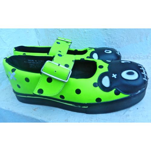 Ballerines Tuk 40 1/2 Vert Fluo