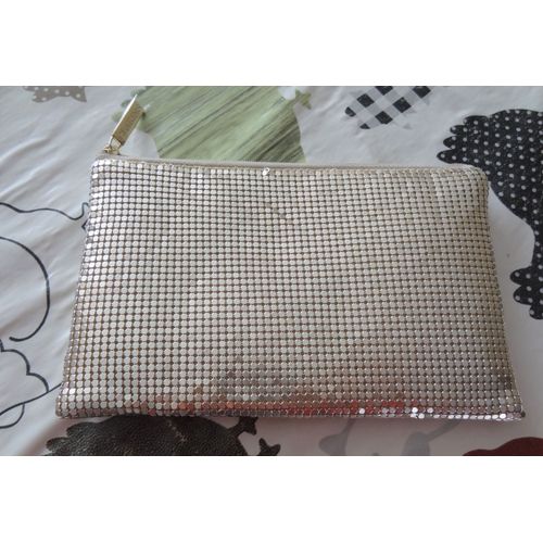Pochette Dorée À Sequins - Neuve