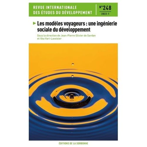 Les Modèles Voyageurs : Une Ingénierie Sociale Du Développement