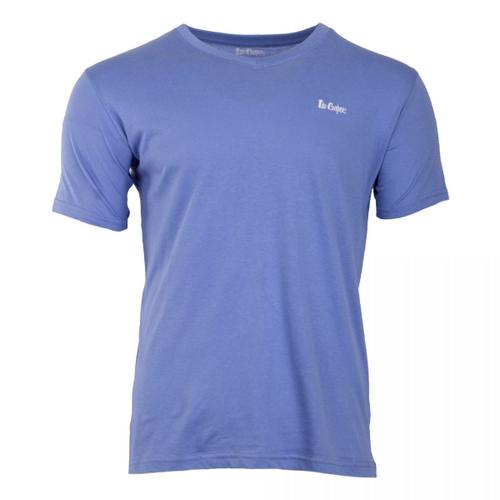 Tee Shirt Colore Manches Courtes Col V Coton Homme Lee Cooper