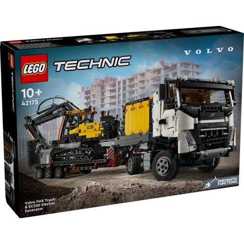 Lego Technic - Camion Volvo Fmx Et Pelleteuse Électrique Ec230 - 42175