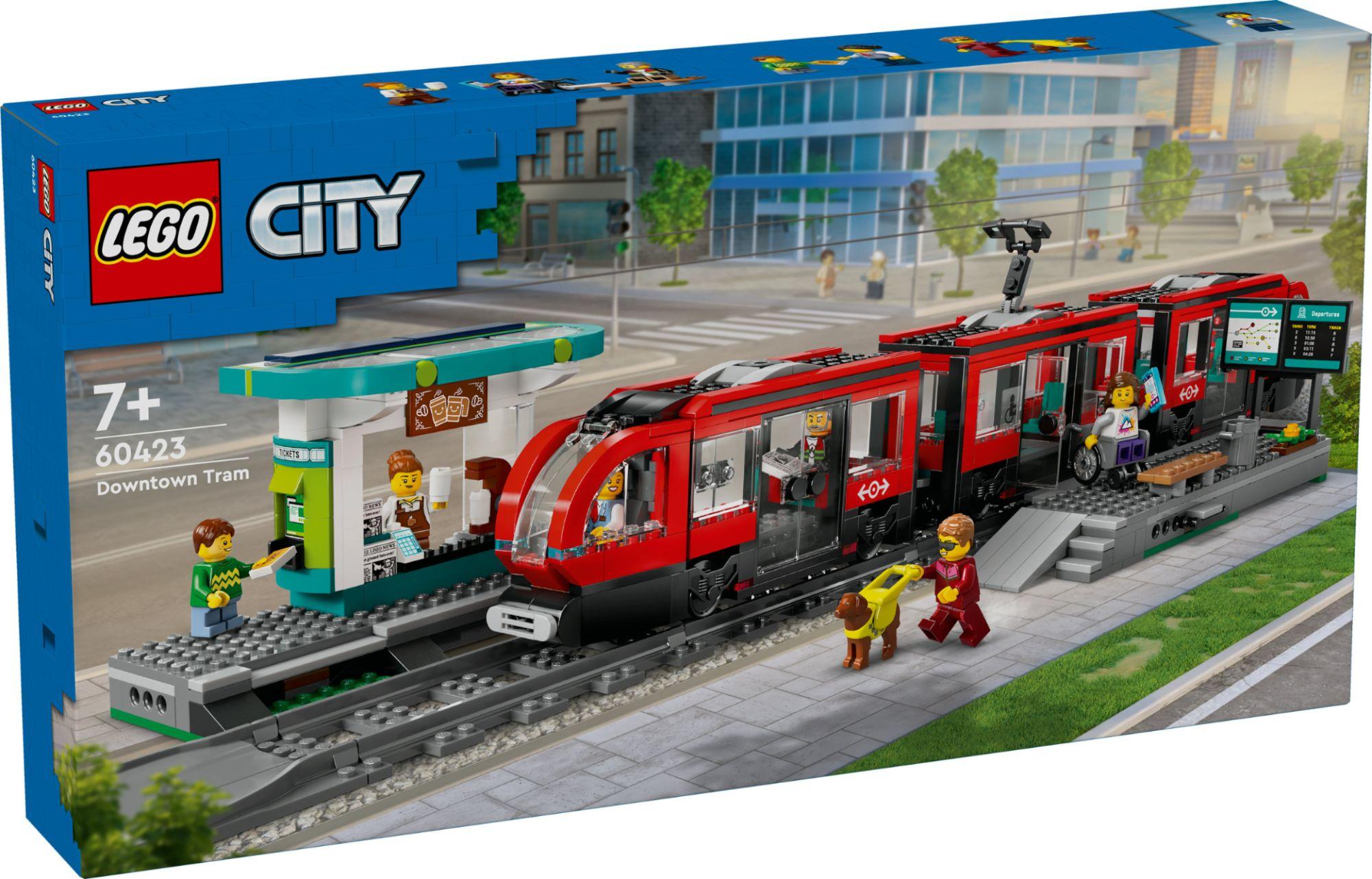 Lego City - Le Tramway Et La Station Du Centre-Ville - 60423