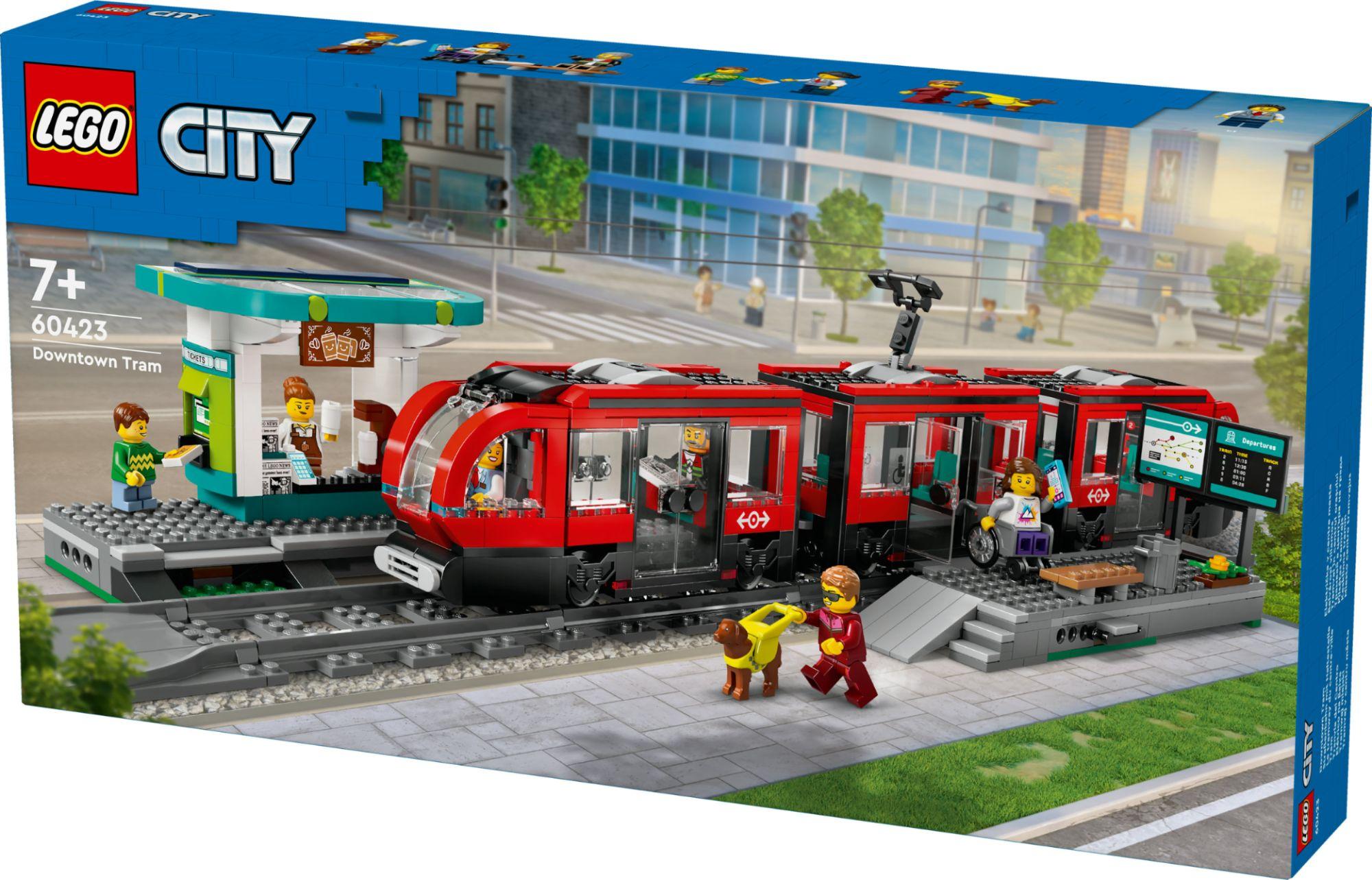 Lego City - Le Tramway Et La Station Du Centre-Ville - 60423 - 2