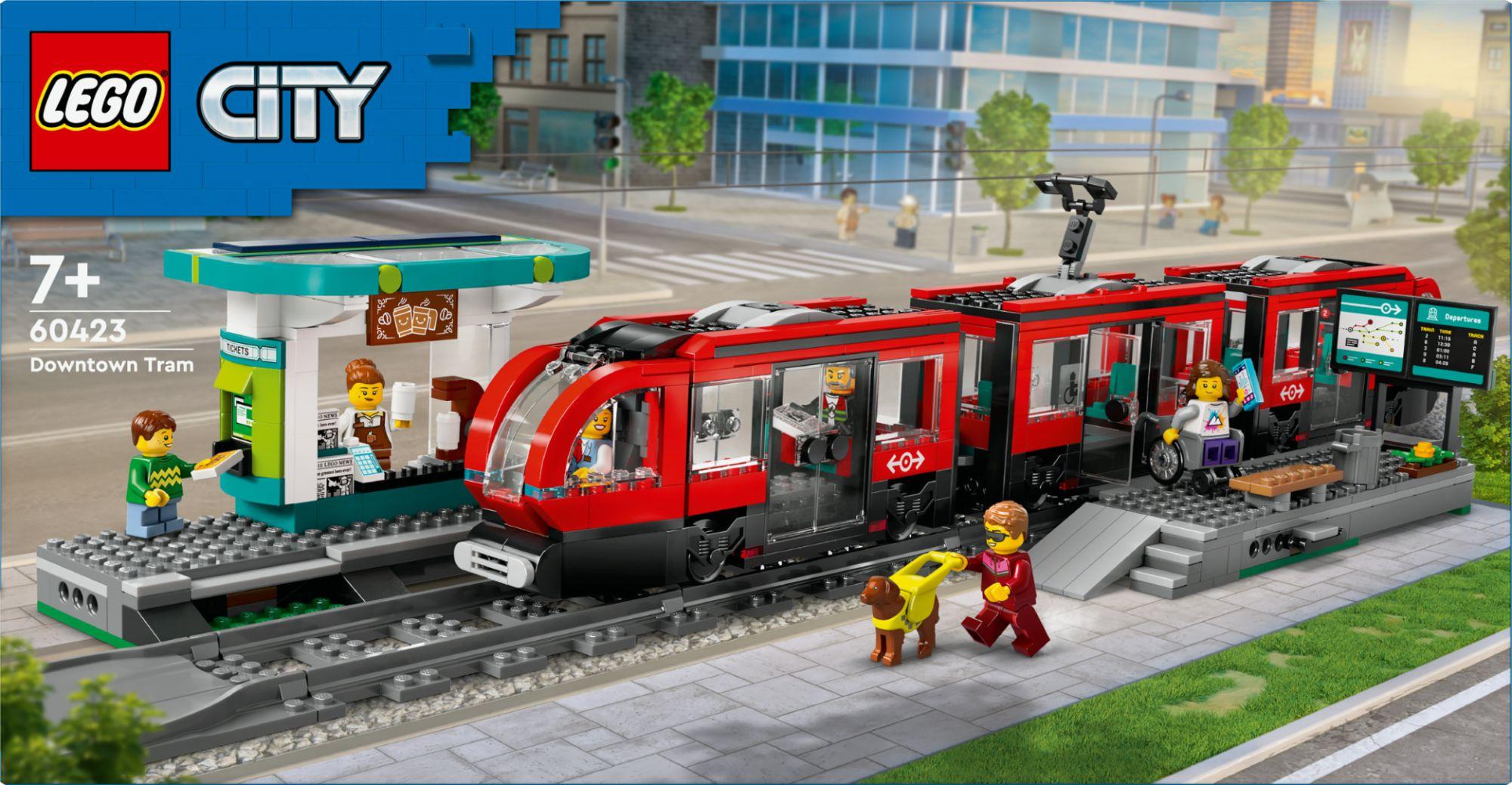 Lego City - Le Tramway Et La Station Du Centre-Ville - 60423 - 3