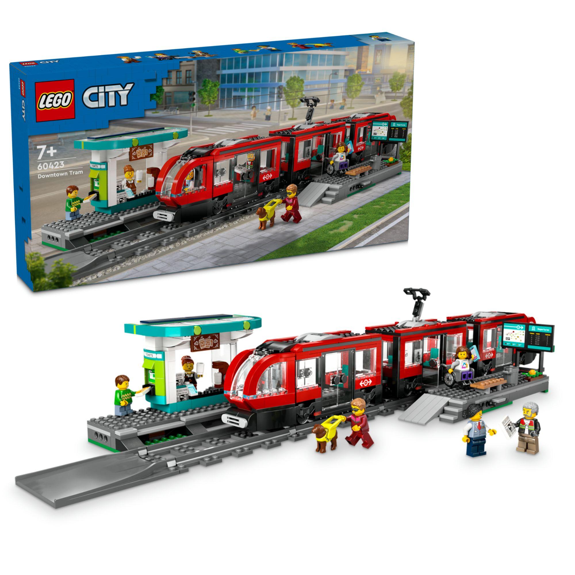 Lego City - Le Tramway Et La Station Du Centre-Ville - 60423 - 4