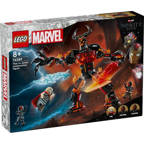 LEGO Marvel - Figurine de Thor contre Surtur à construire - 76289