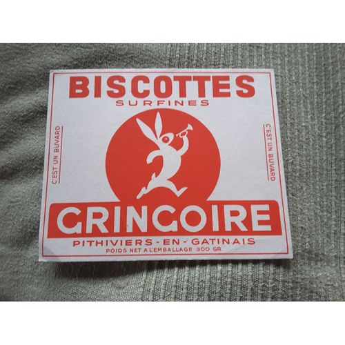 Buvard - Biscottes Surfines Gringoire - Voir Mes Photos Pour Juger De Son État