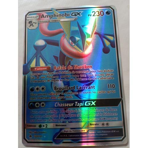 Carte Pokemon Amphinobi Gx, Pv 230, 120/131