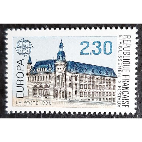 Timbre N° 2642 - Europa - Bâtiments Postaux - 1990