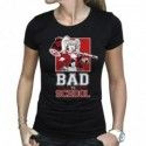 The Good Gift - Dc Comics Tshirt Femme Harley Quinn Bad To School L