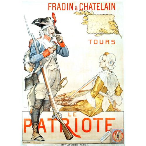 Affiche Tours Fradin Châtelain Patriote