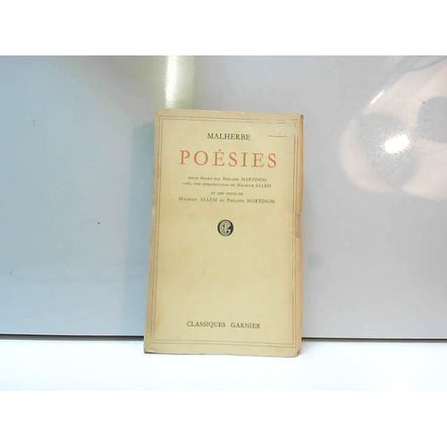 Malherbe, Poèsies