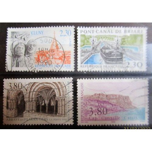 1990. Série Complète F2657 À F2660: Série Touristique.