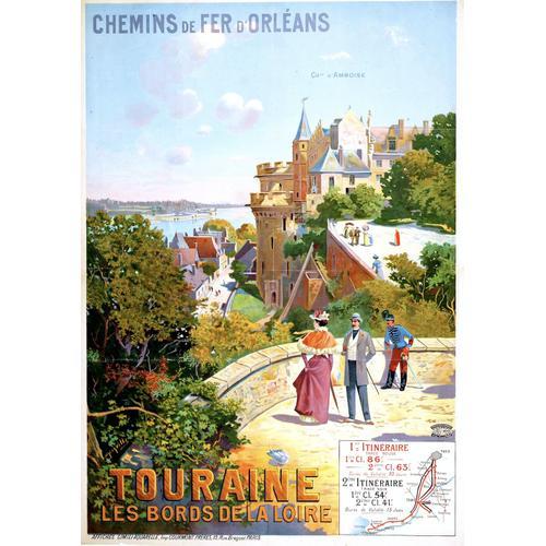 Affiche Amboise Touraine