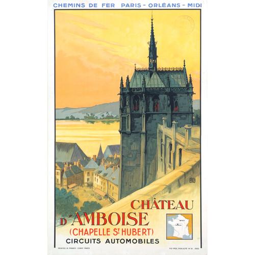 Affiche Château Amboise