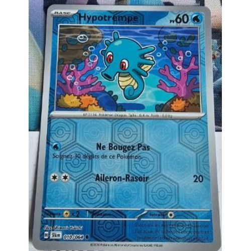 Pokémon 010 / 064 Hypotrempe Reverse Fable Nébuleuse Ev6.5