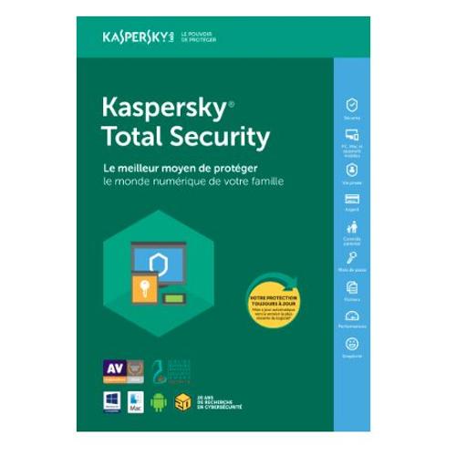 Kaspersky Total Security 2022 1 Pc 1 An Clé D'activation Globale