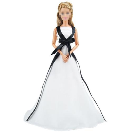 Robe De Soirée Mariée Mariage Princesse Vêtement Pour Poupée Barbie 29cm Jouet Cadeau Fille