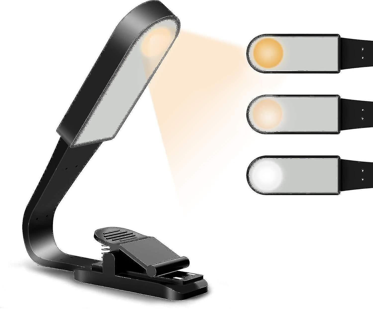 Book Light, Usb Rechargeable Reading Light With Touch Sensor...