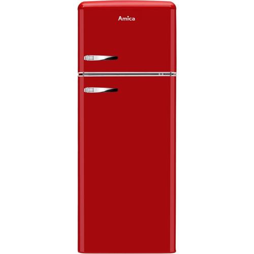 Réfrigérateur Combiné Amica AR7252R - 246 litres Classe E Rouge