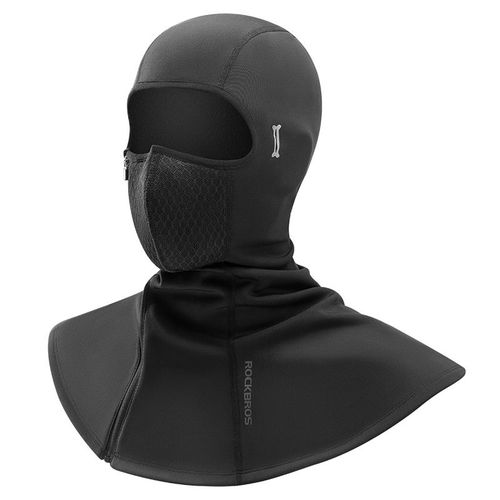 Hiver Cagoule Garder Au Chaud Cyclisme Facial Moto Écharpe Casque D'équitation Visière Respirant Coupe-Vent Sport - Type Lk1322001 Zipper-L