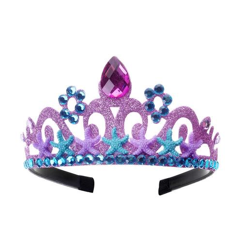 Children's Mermaid Crown Rhinestone Crown Festive Headband Headband