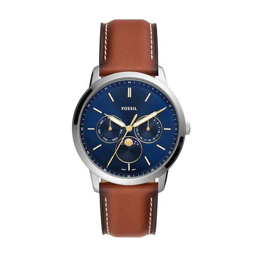 Montre Homme Fossil Neutra En Cuir Marron