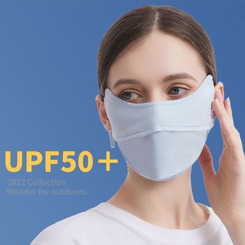 Ice Inj -Pare-Soleil Pour Femmes,Protection Des Yeux,De Protection Solaire,De Protection Uv D'été,D'équitation,Demi-Couverture Qualifiée Ale - Type Blue #D