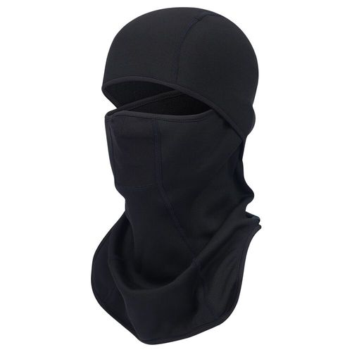 Cagoule Polaire D'hiver Noire,Facial Complet,Cache-Cou,Couverture Thermique,Cyclisme,Doublure,Sport,Ski,Snowboard,Écharpe,Chapeau Pour Hommes - Type Bi-J-01