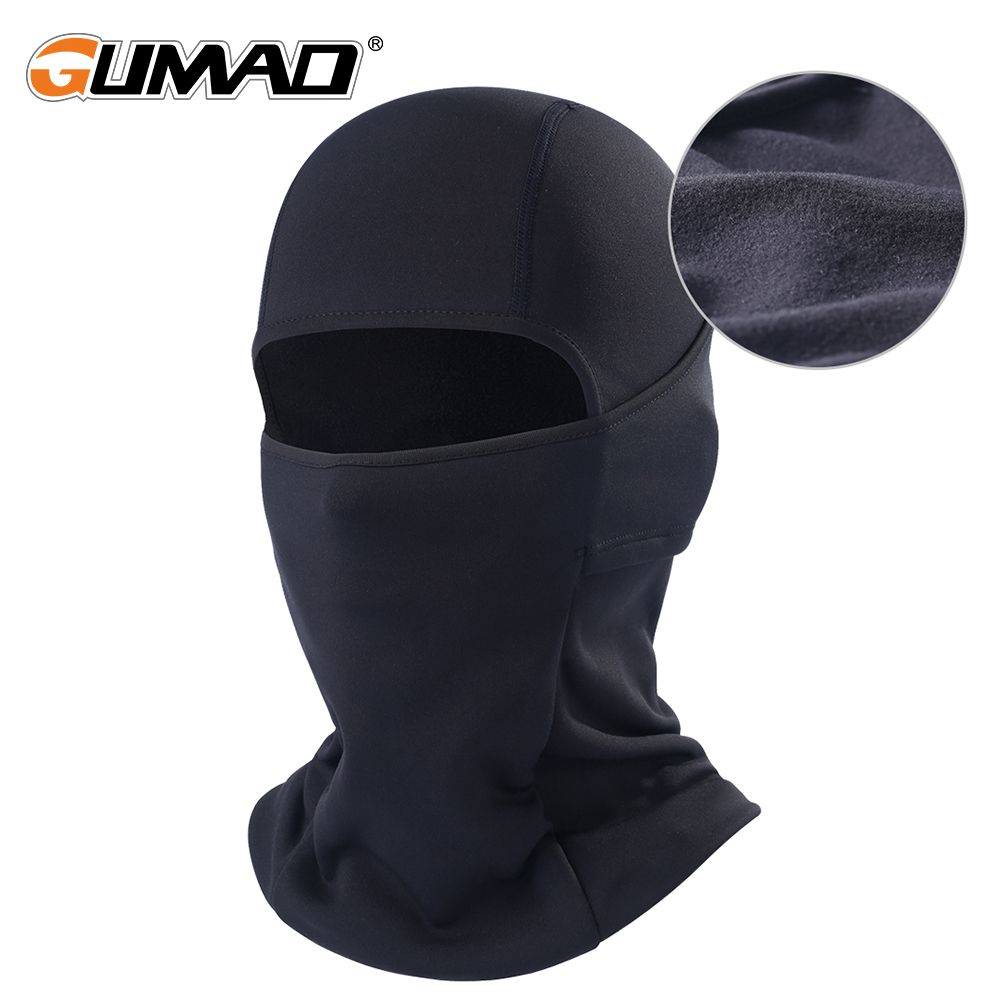 Cagoule Polaire D'hiver Noire,Facial Complet,Cache-Cou,Couve... - 2