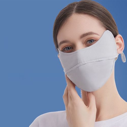 Ice Inj -Pare-Soleil Pour Femmes,De Protection Solaire,De Protection Uv,D'équitation,Demi-Couverture Qualifiée Ale,Été - Type Gray #A