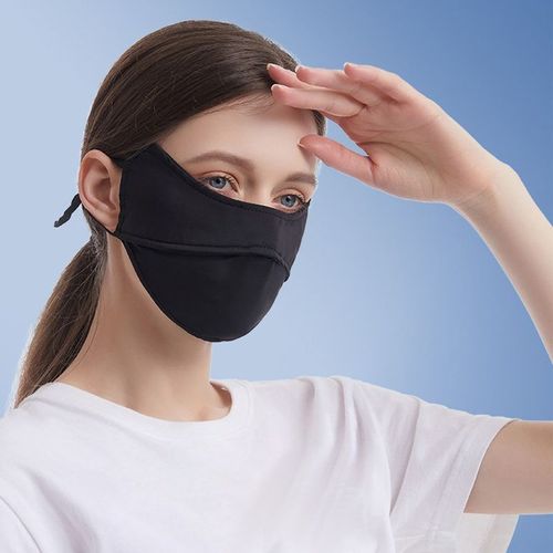 Ice Inj -Pare-Soleil Pour Femmes,De Protection Solaire,De Protection Uv,D'équitation,Demi-Couverture Qualifiée Ale,Été - Type Black #C