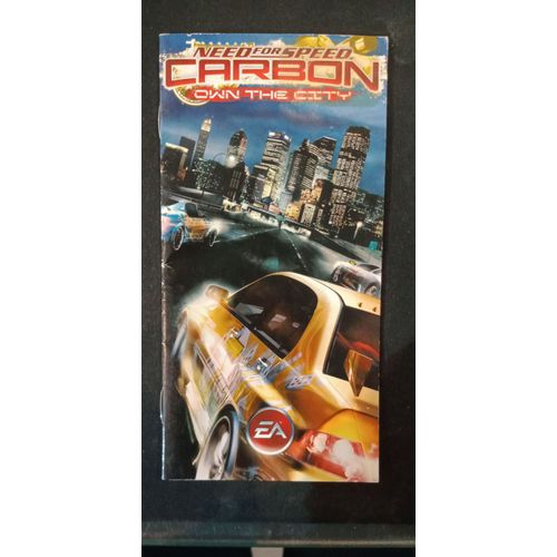 Need For Speed Carbon Own The City - Notice Officielle - Sony Psp