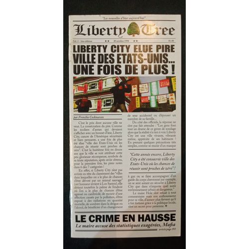 Grand Theft Auto Gta Liberty City Stories - Notice Officielle - Sony Psp