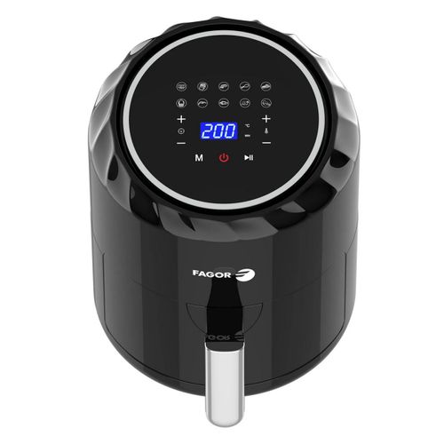fagor - friteuse sans huile 1.2kg 1400w noir - fg664