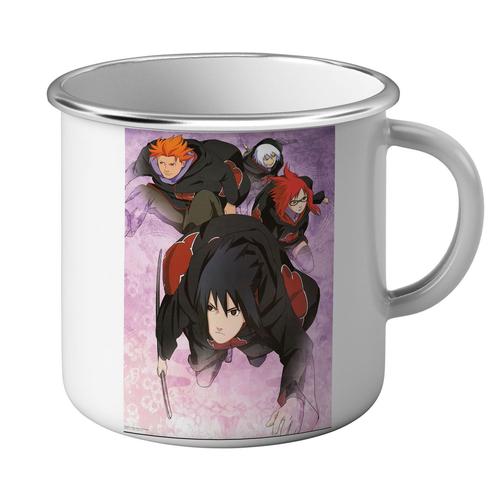 Mug Emaillé Métal Sasuke Team Taka Akatsuki Naruto Manga Anime