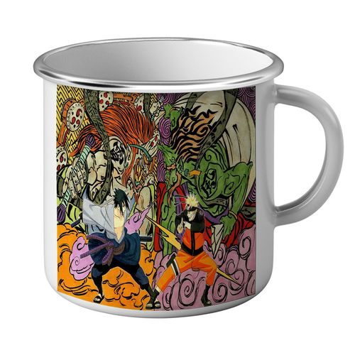 Mug Emaillé Métal Naruto Clash Sasuke Uchihua Manga