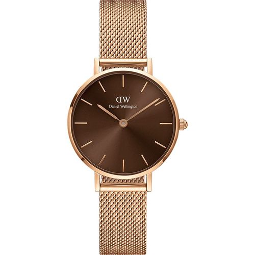 Daniel Wellington Montre Petite Amber 28mm Or Rose