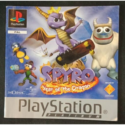 Jeu Spyro Year Of The Dragon PS1 Complet PAL FR - PlayStation 1, Bon état