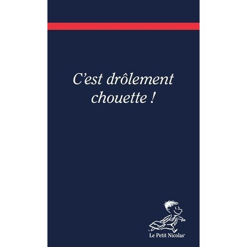 Carnet Le Petit Nicolas "C'est Drôlement Chouette" ? Le Papier Fait De La Résistance